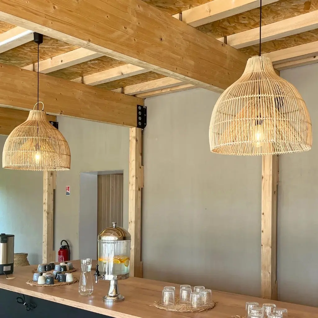KUBA XL - Suspension en rotin