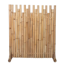 Palissade sur pieds en bambou L125xl12xh150cm
