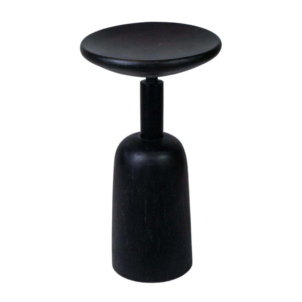BLACKY S - Table d'appoint bois de suar noir