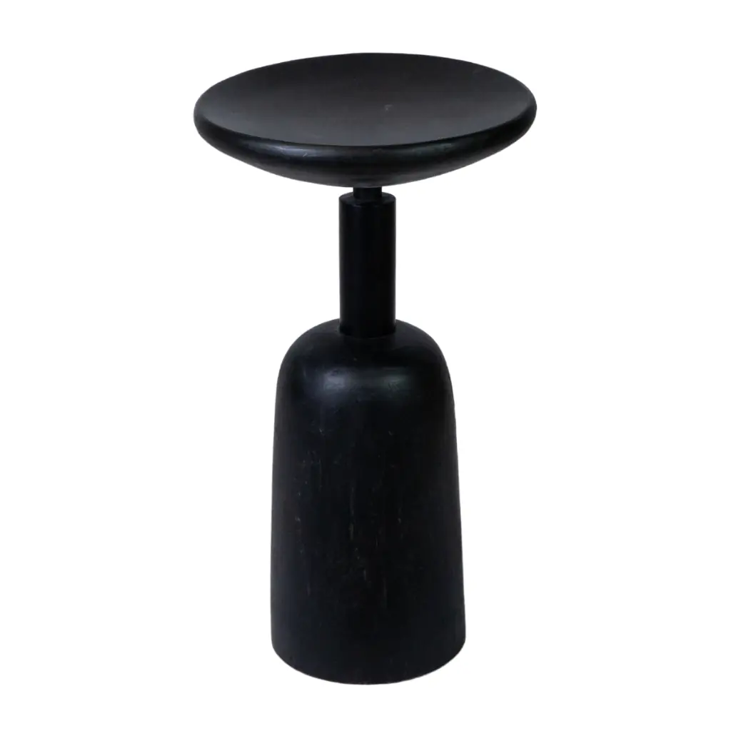 BLACKY S - Table d'appoint bois de suar noir