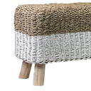 COCOONING - Banc en jonc et bois albizia