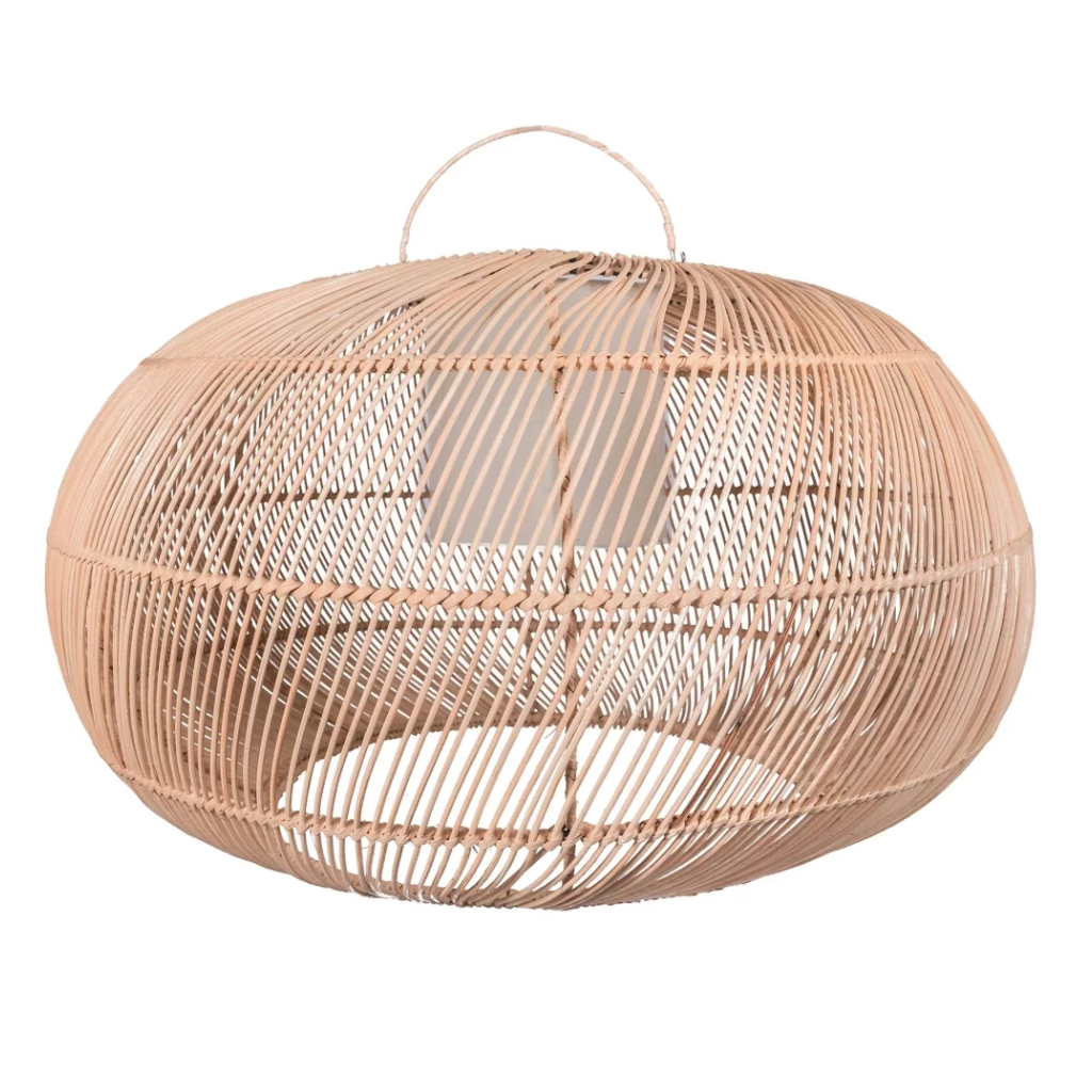 MOLLY - Suspension ovale en rotin