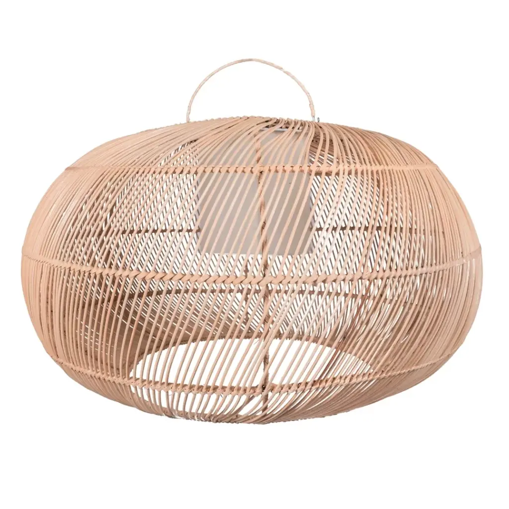 MOLLY - Suspension ovale en rotin