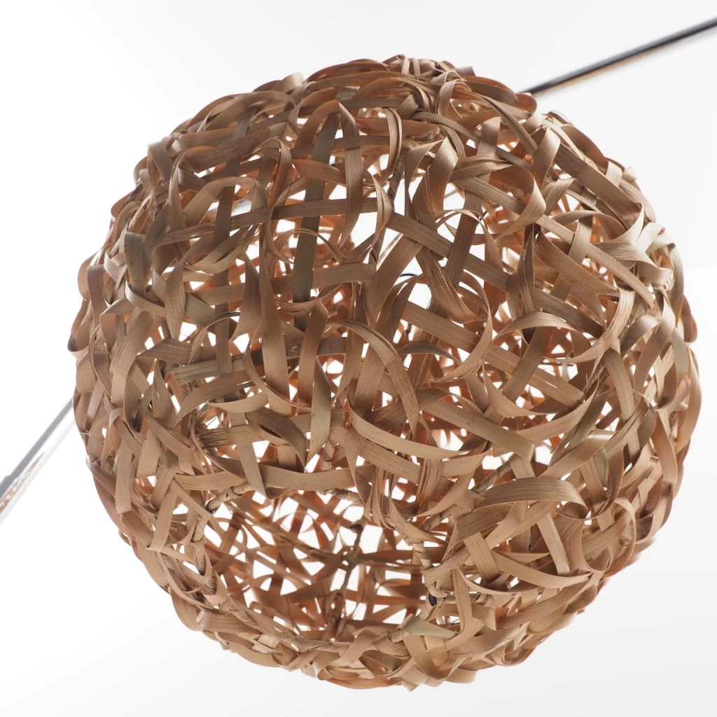 BOLA - Suspension ronde en bambou torsadé