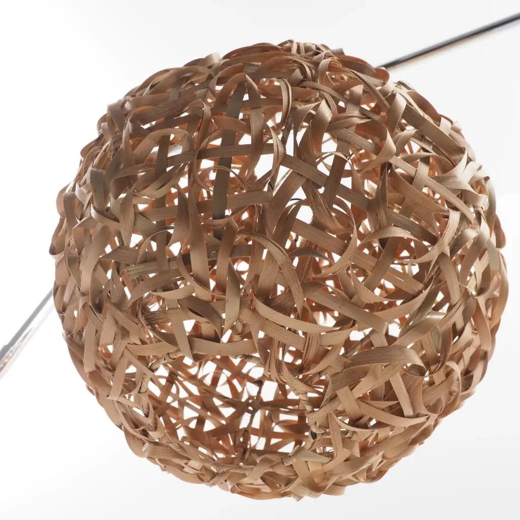 BOLA - Suspension ronde en bambou torsadé