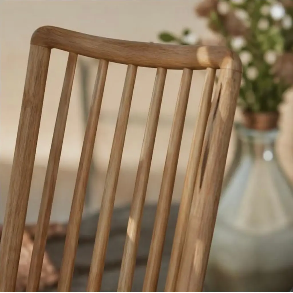 LISE - Chaise en bois de sungkai