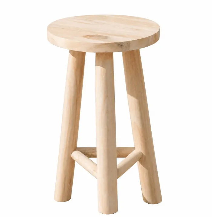 GILLI - Tabouret en bois de teck