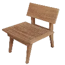 fauteuil en teck - mobilier pour professionnels - chr