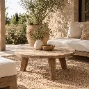 THEA - Table basse en bois de teck