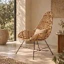 SAPHIR - Fauteuil en rotin