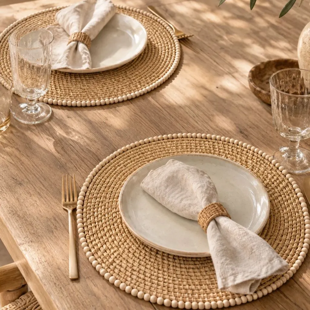 Set de table naturelle pour restaurant