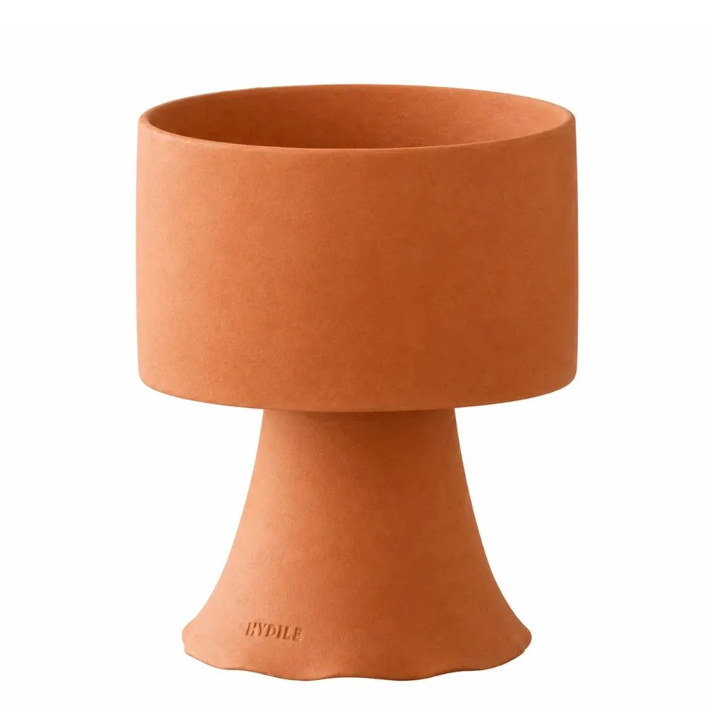 ONDA - Lampe à poser en terre cuite ocre