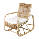 ALBANE - Fauteuil en rotin 60*80*60cm