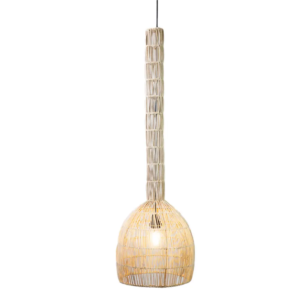 APRIL - Suspension en fibres naturelles 115x30cm - Produit sur mesure