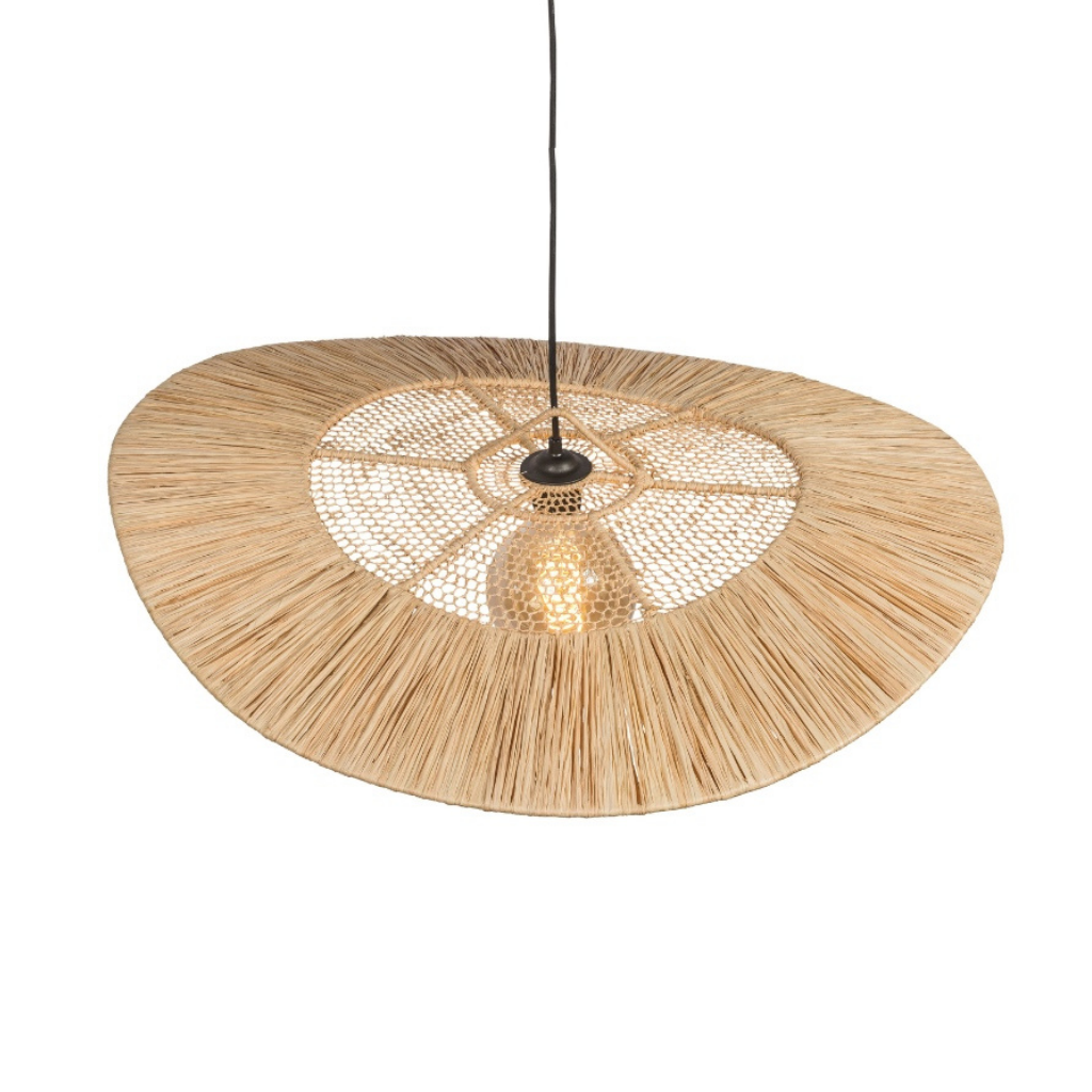 CHAPPY - Suspension en raphia D80 H6cm