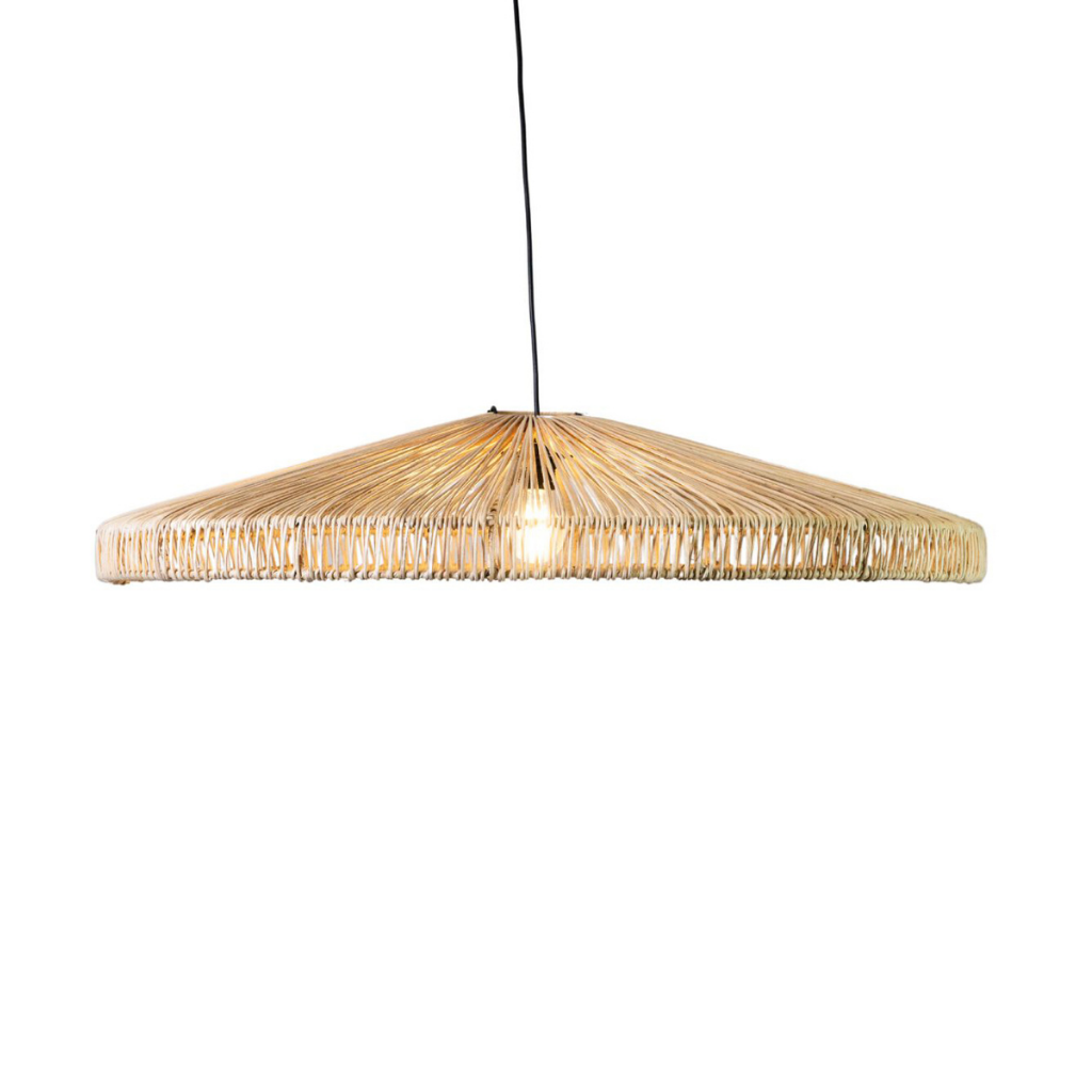ESSO - Suspension en rotin  D70cm H15cm