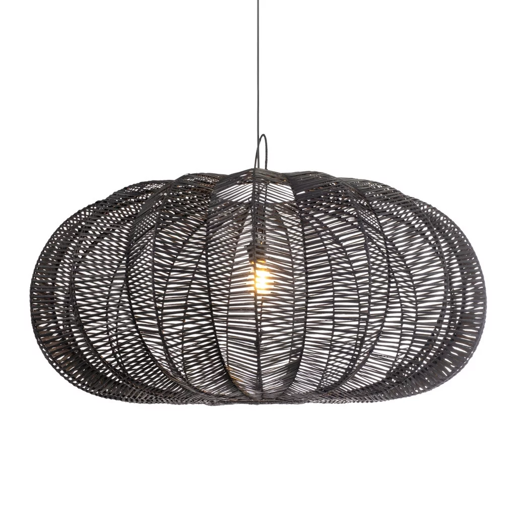 FRUIT NOIR - Suspension fruit en rotin D100
