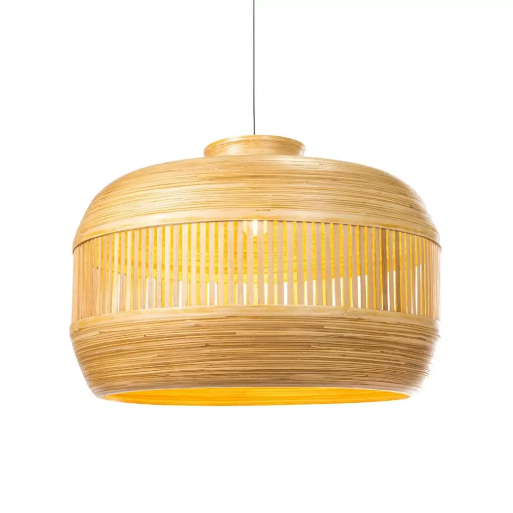 MARLY - Suspension en bambou ronde D70 h47cm