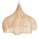 PACO- Suspension en rotin forme fleur D1m50 h1m