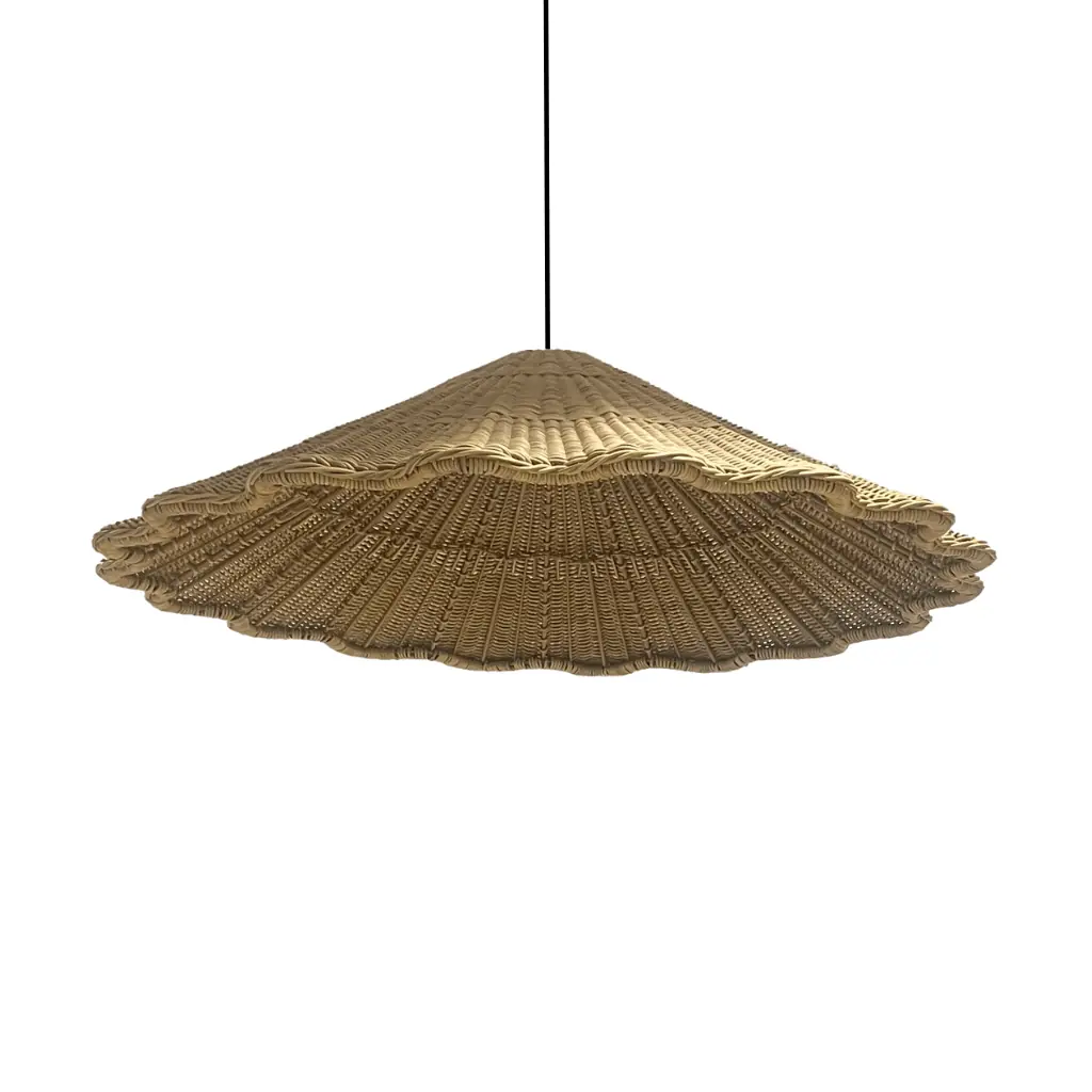 PASSION - Suspension en rotin Taille M D100 H28cm