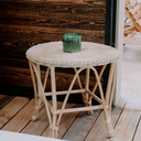 ERIA - Table basse ronde en rotin