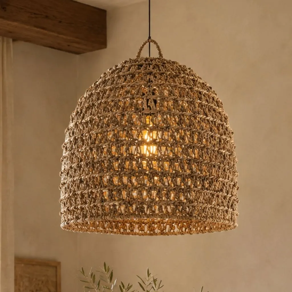 [3760428961419] JASMINE - Suspension en jonc de mer