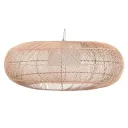 MOLLY - Suspension ovale en rotin