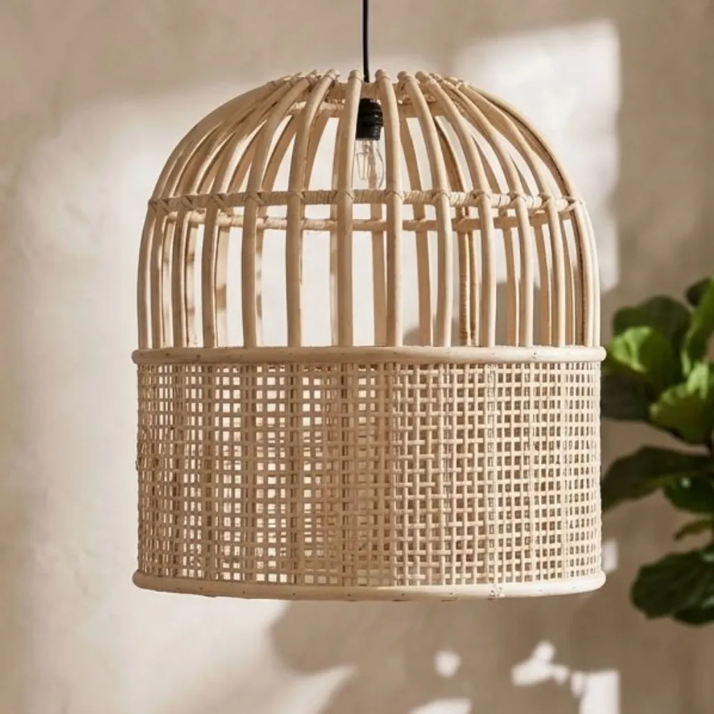POKY - Suspension en bois d'eucalyptus H90 D70