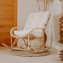 YASPER - Fauteuil en rotin à bascule