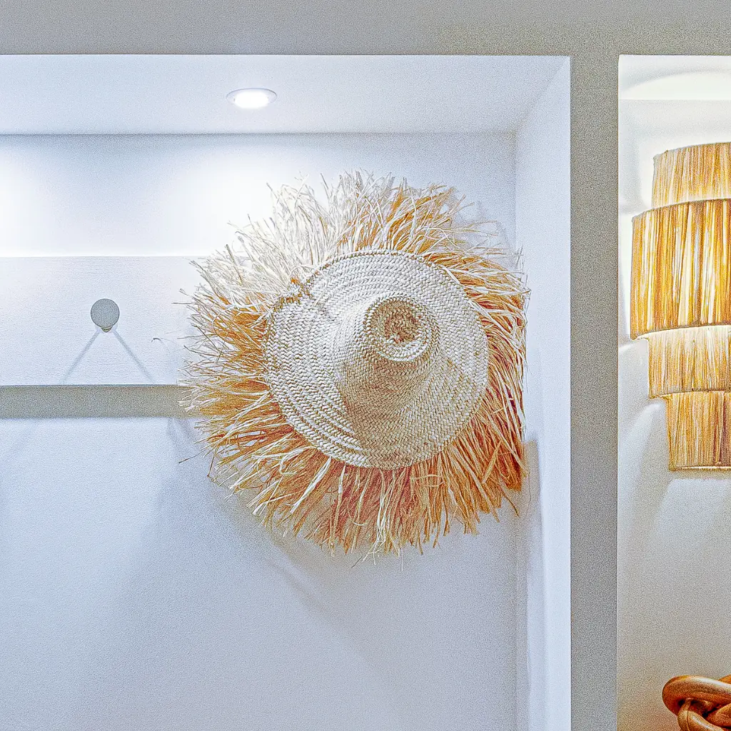 GOOD - Chapeau décoratif en raphia