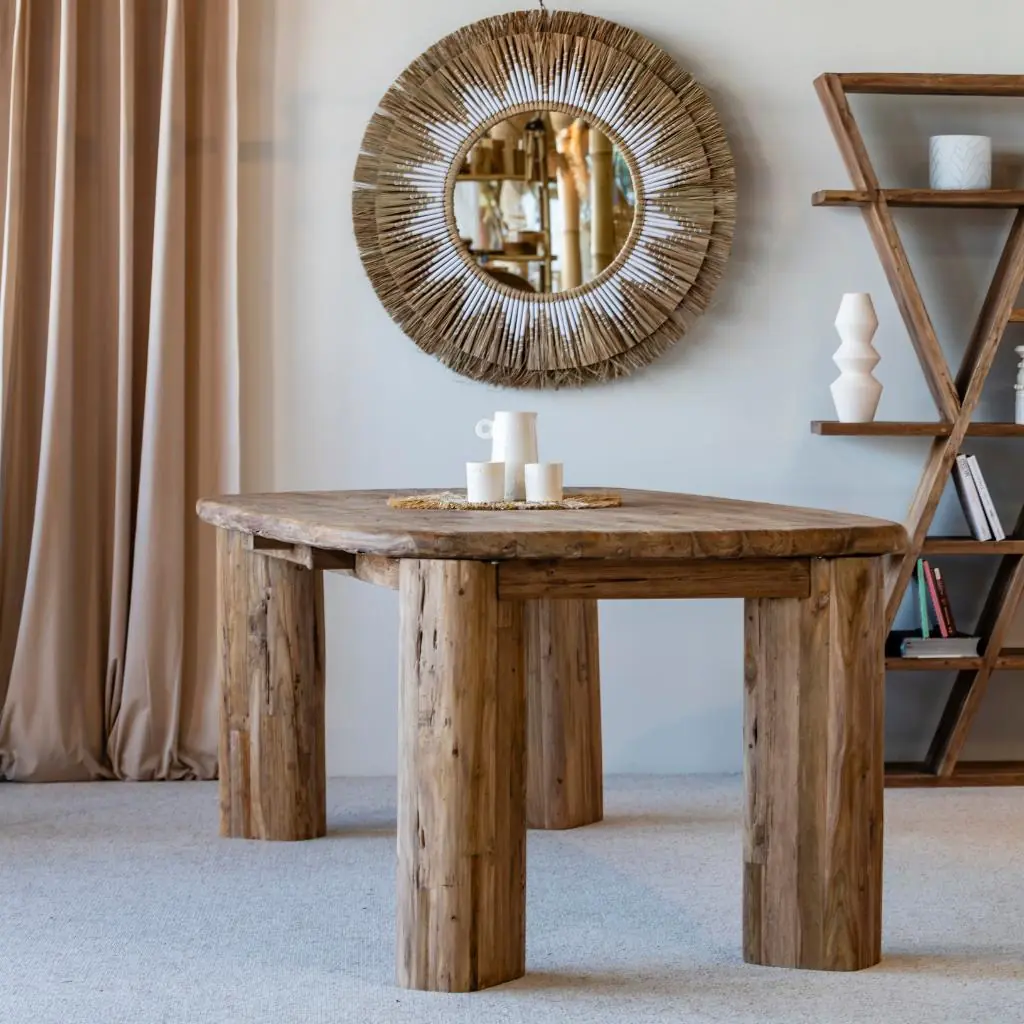 VASCO S - Table Rectangle en teck recyclé