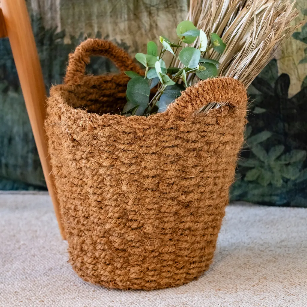 [3760428963734] VERO - Panier avec hanse en fibre de coco
