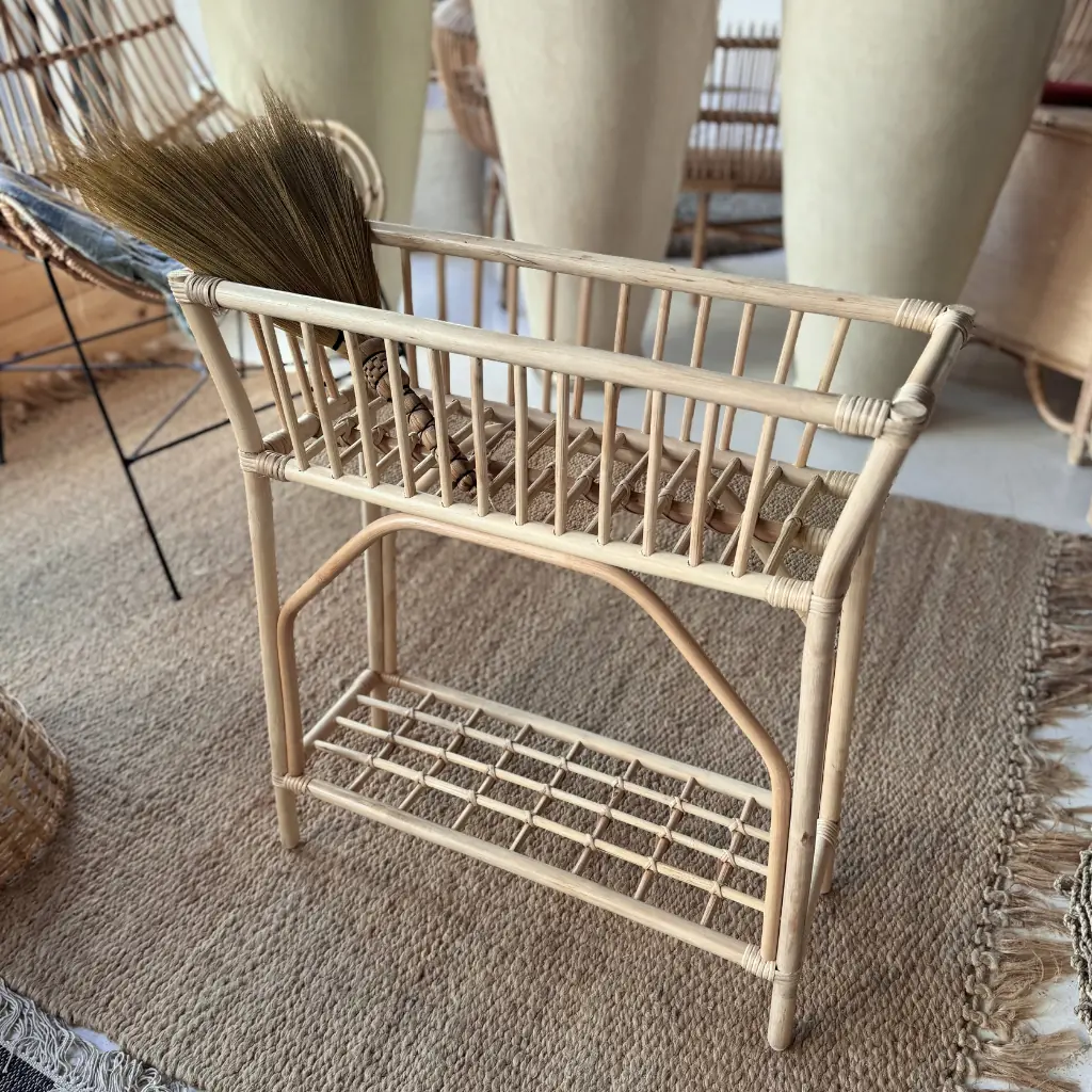 CHARLOTTE - Jardinière en rotin