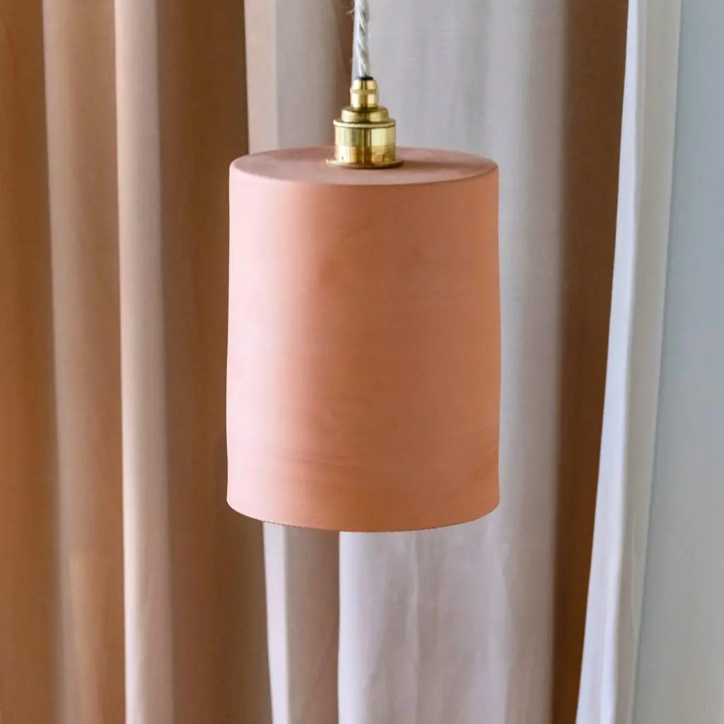 [3760428960528] COLETTE - Suspension en terre cuite ocre