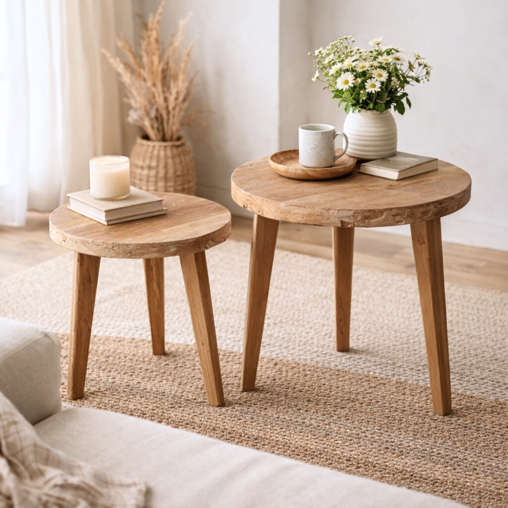 [3760428964571] NAYA - Lot de deux table en teck