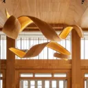 LYS - Suspension XXL en bambou avec led