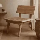 LOUISA - Fauteuil en bois de teck