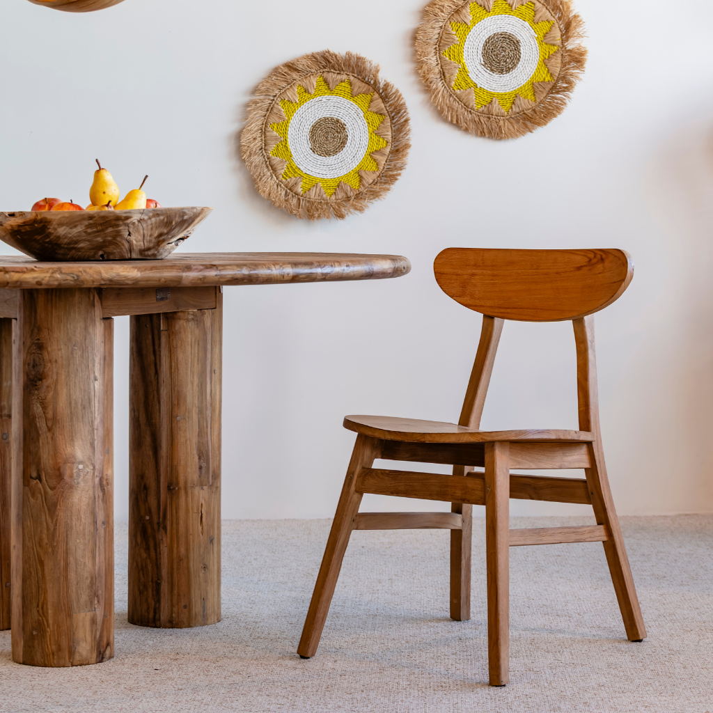 SUZETTE - Chaise en bois de teck