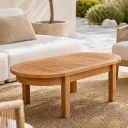 CARLIE - Table basse en bois de teck